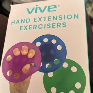 Vive Hand Extension Exercisers. Fuchsia and Blue Only. 2 unopened.
